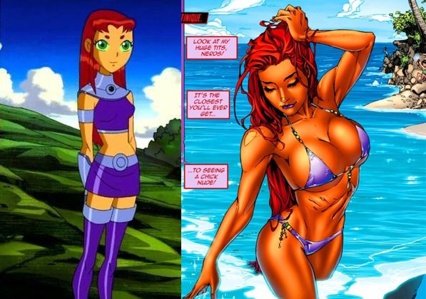 Starfire, also known as Koriand'r or something to that matter in her n...