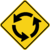 Circular Intersection sign 1.svg