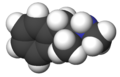 Methamphetamine molecule.png