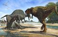 A-spinosaurus-blocks-the-path-carcharodontosaurus.jpg