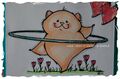 2Cute Rubber Stamps Hula Hoop Hamster 2.jpg