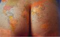 Ass with world map drawn on it.jpg