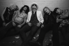 Velvet Revolver, circa 2004, in their natural state of unconsciousness - a consequence of their many excesses.