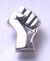 Jewellery silver fist pin.jpg