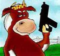 Cow with gun.JPG