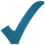 Blue check.svg